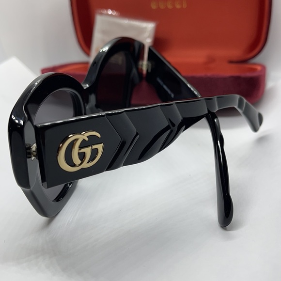 SALE!!! Brand New Auth Latest style Gucci GG0808S Black/Gr - Picture 4 of 12